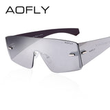 AOFLY Flat Rimless Frame