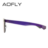 AOFLY Cat Eye Rimless Mirror Frame
