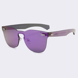 AOFLY Cat Eye Rimless Mirror Frame