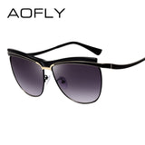 AOFLY Cat Eye Half Frame